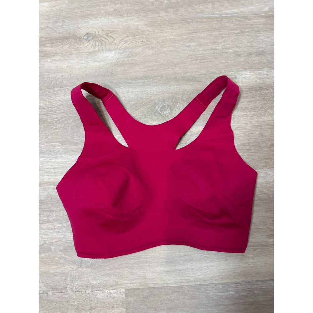 Lululemon Go Further Bra Passionate Pink High Impact Molded Cup Sports Bra S/P